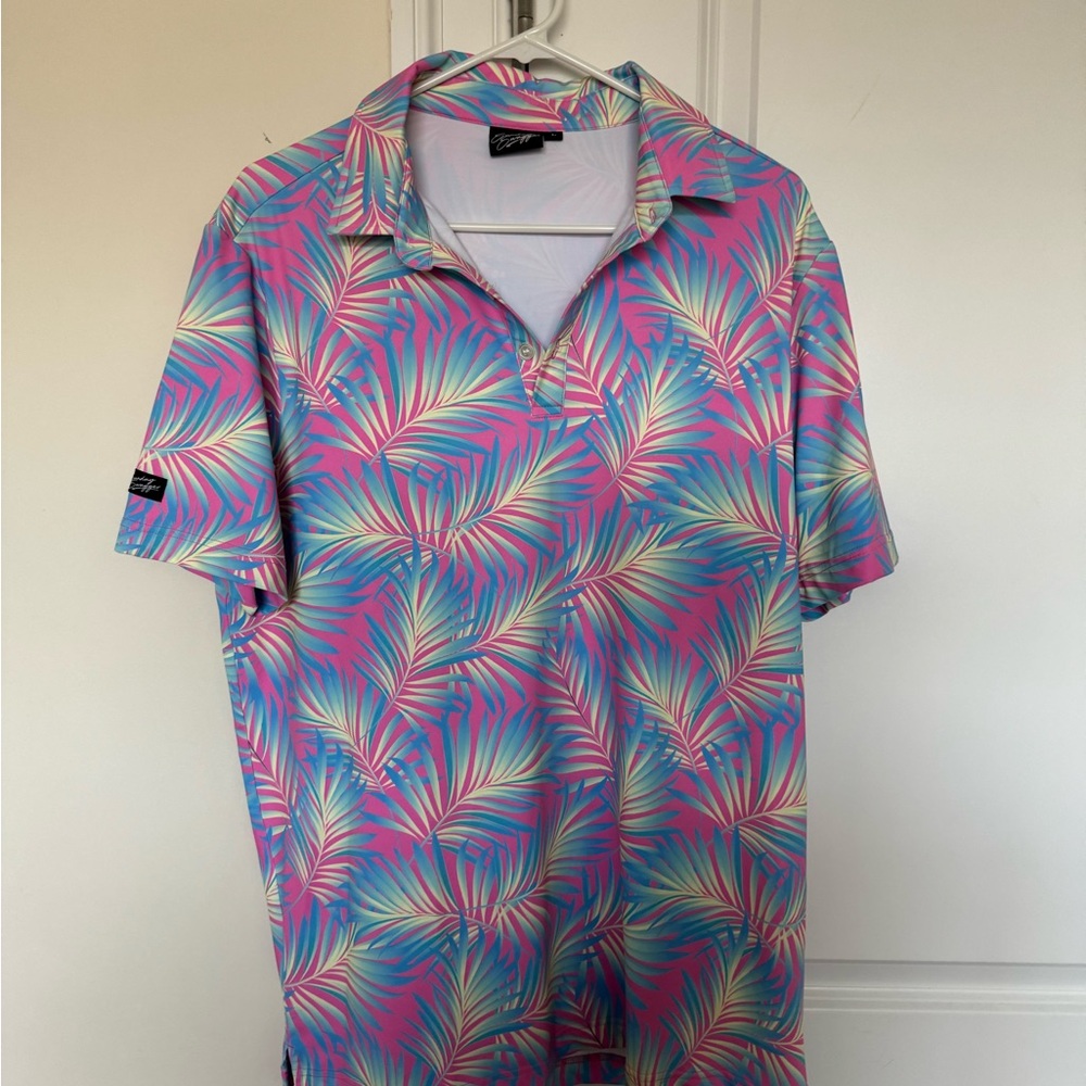 Sunday Swagger Tropical Polo - Large